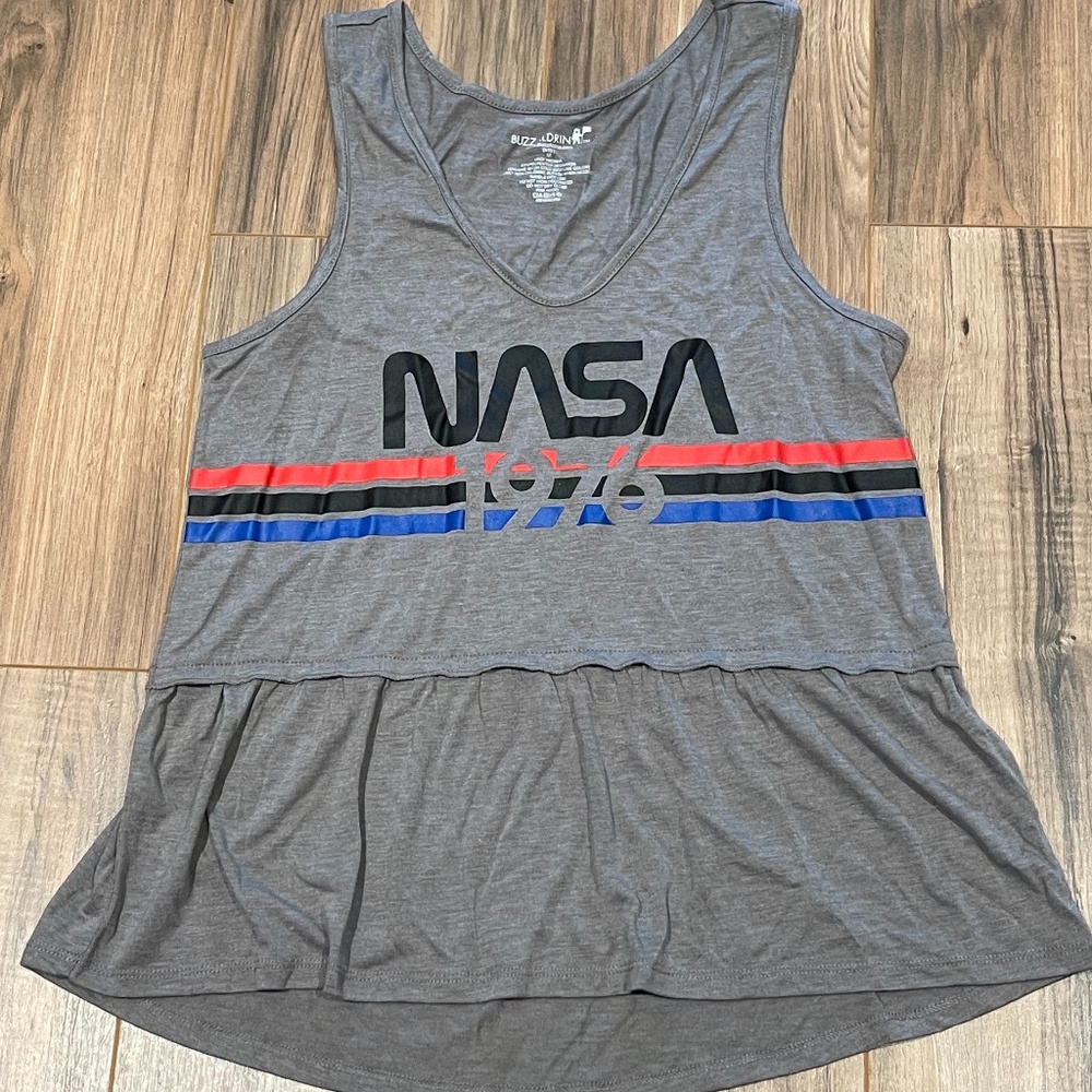 NASA 1976 Buzz Aldrin Tank Top. Size M